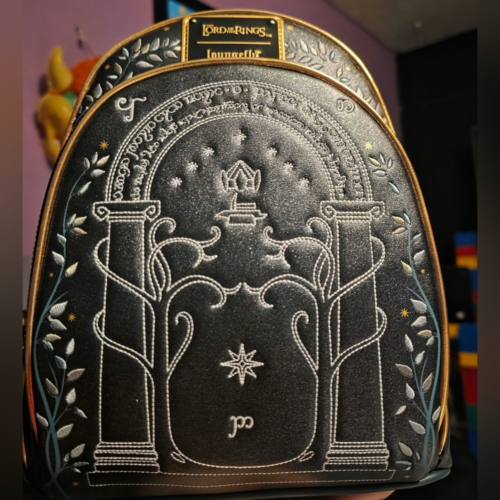 Loungefly The Lord of the Rings Doors of Durin Glow-in-the-Dark Mini Backpack